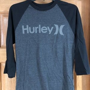 Hurley 3/4 sleeve shirt